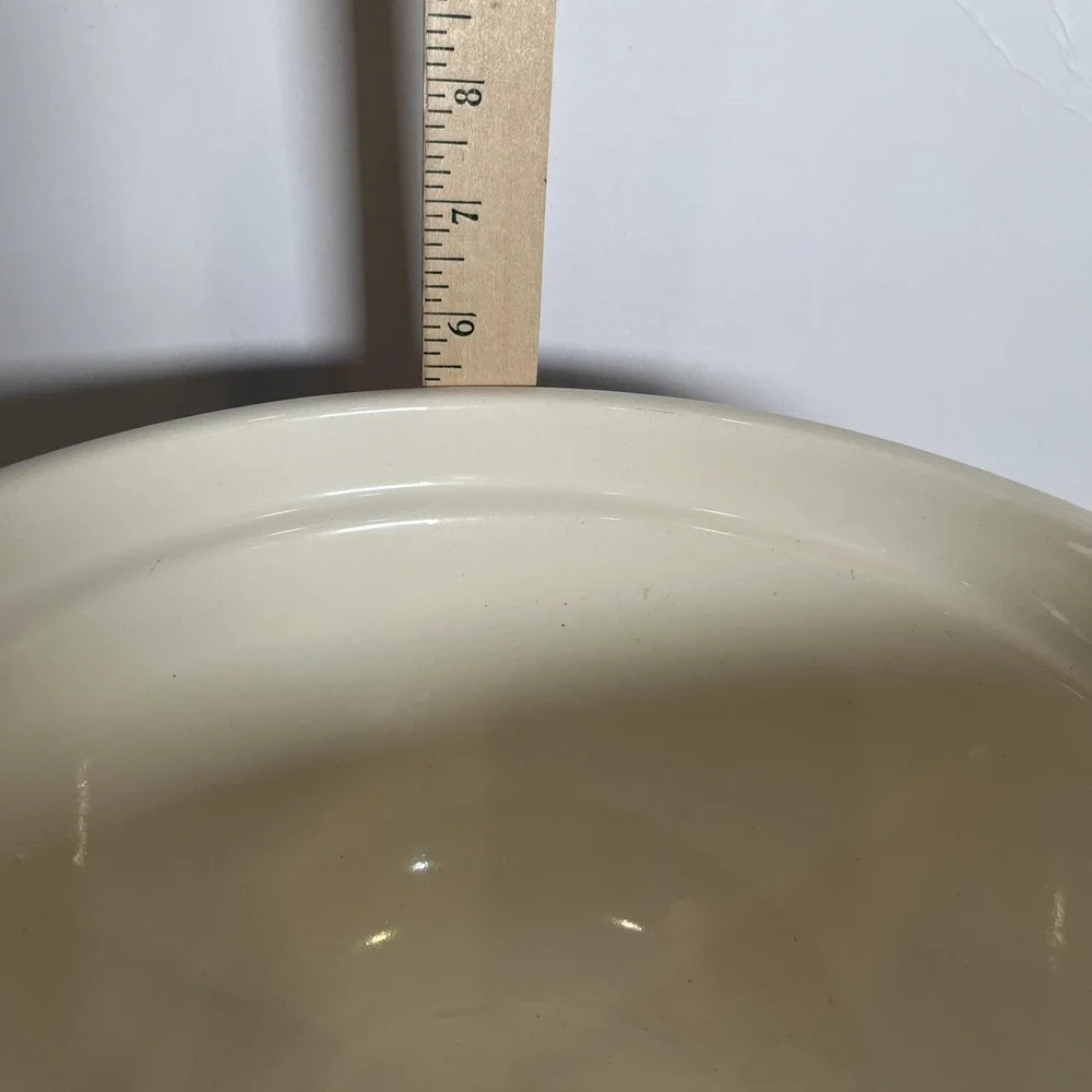 VTG Mickey Gourmet Mixing Bowl Solid Navy Band On Rim. RARE